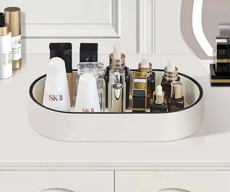 Luxury leather tray