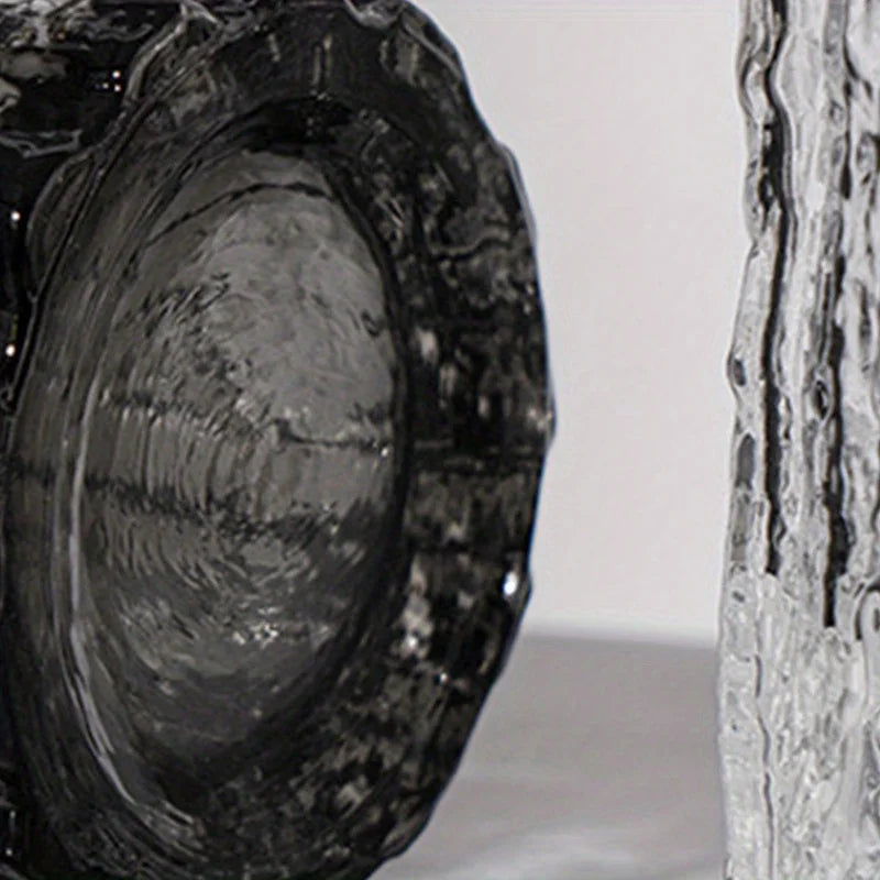 Glacier transparent vase