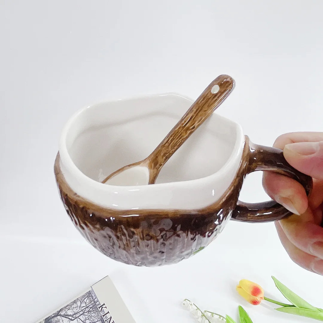 Coconut ceramic mug