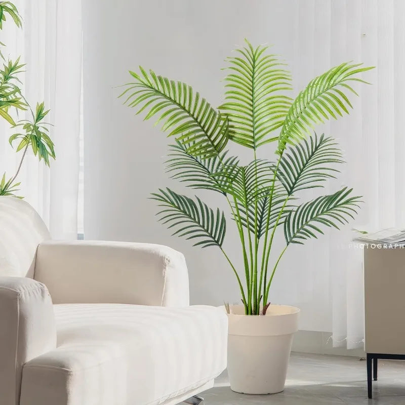 Artificial Golden Cane Palm Tree Faux Plant
