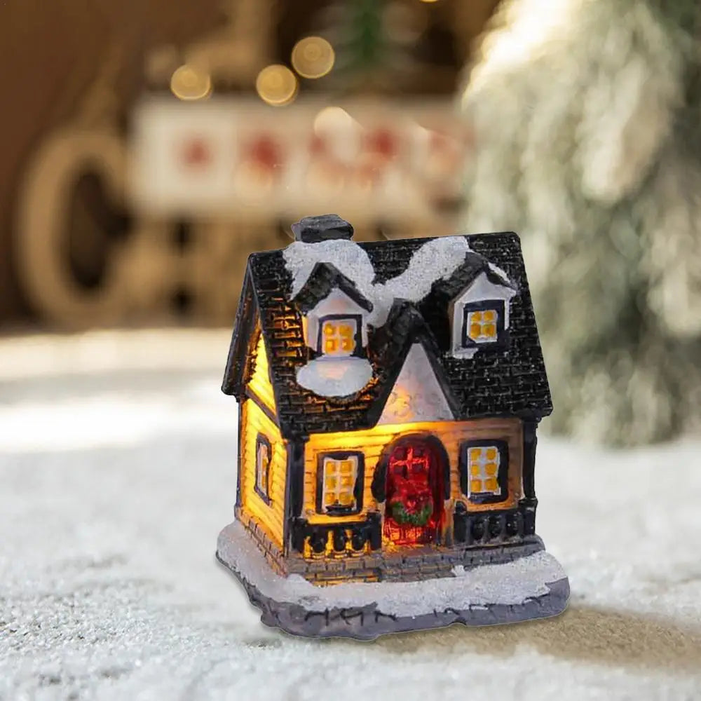 LED Resin House Christmas Village