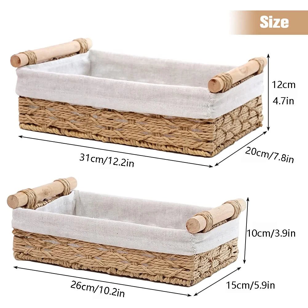 2pcs storage basket