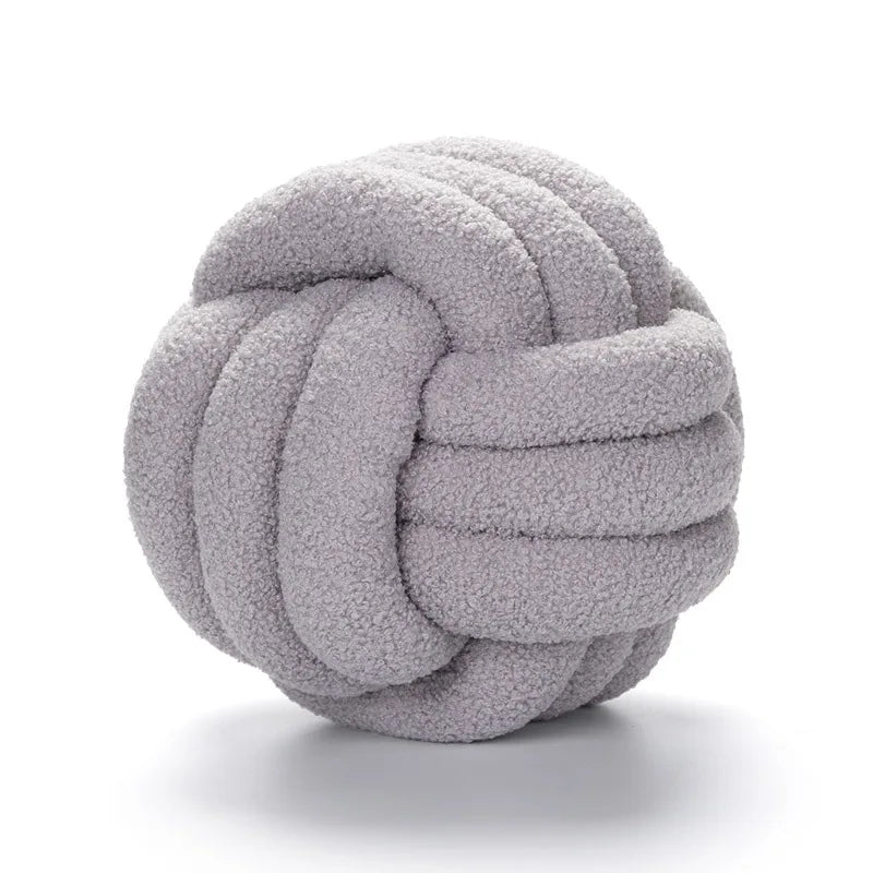 Teddy woven knot throw