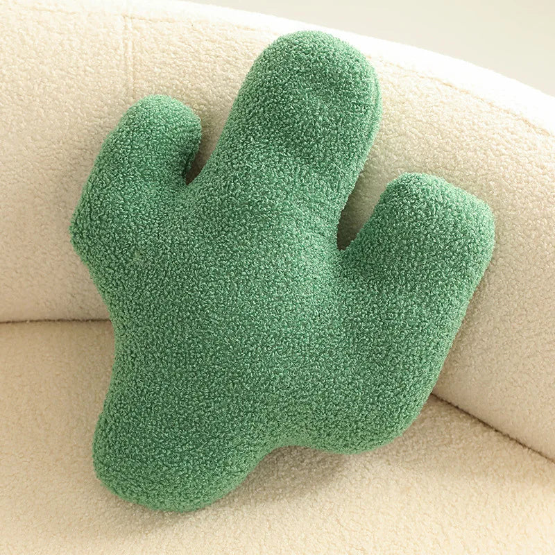 Plush throw pillows