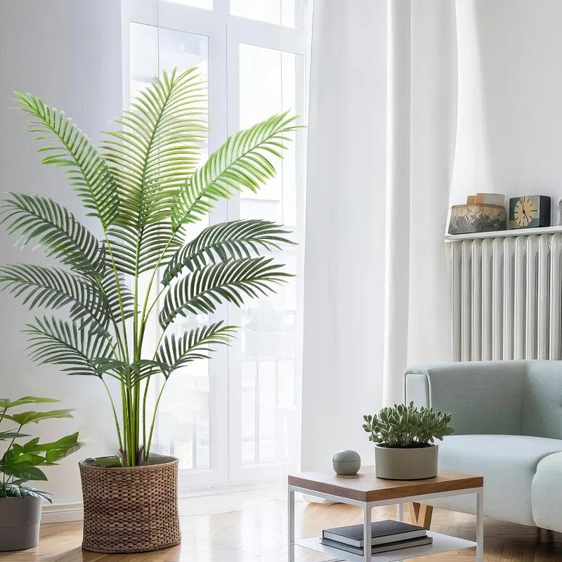 Artificial Golden Cane Palm Tree Faux Plant