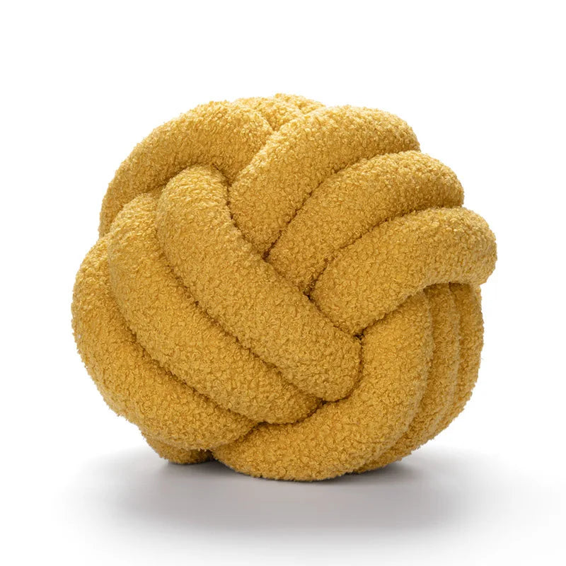 Teddy woven knot throw