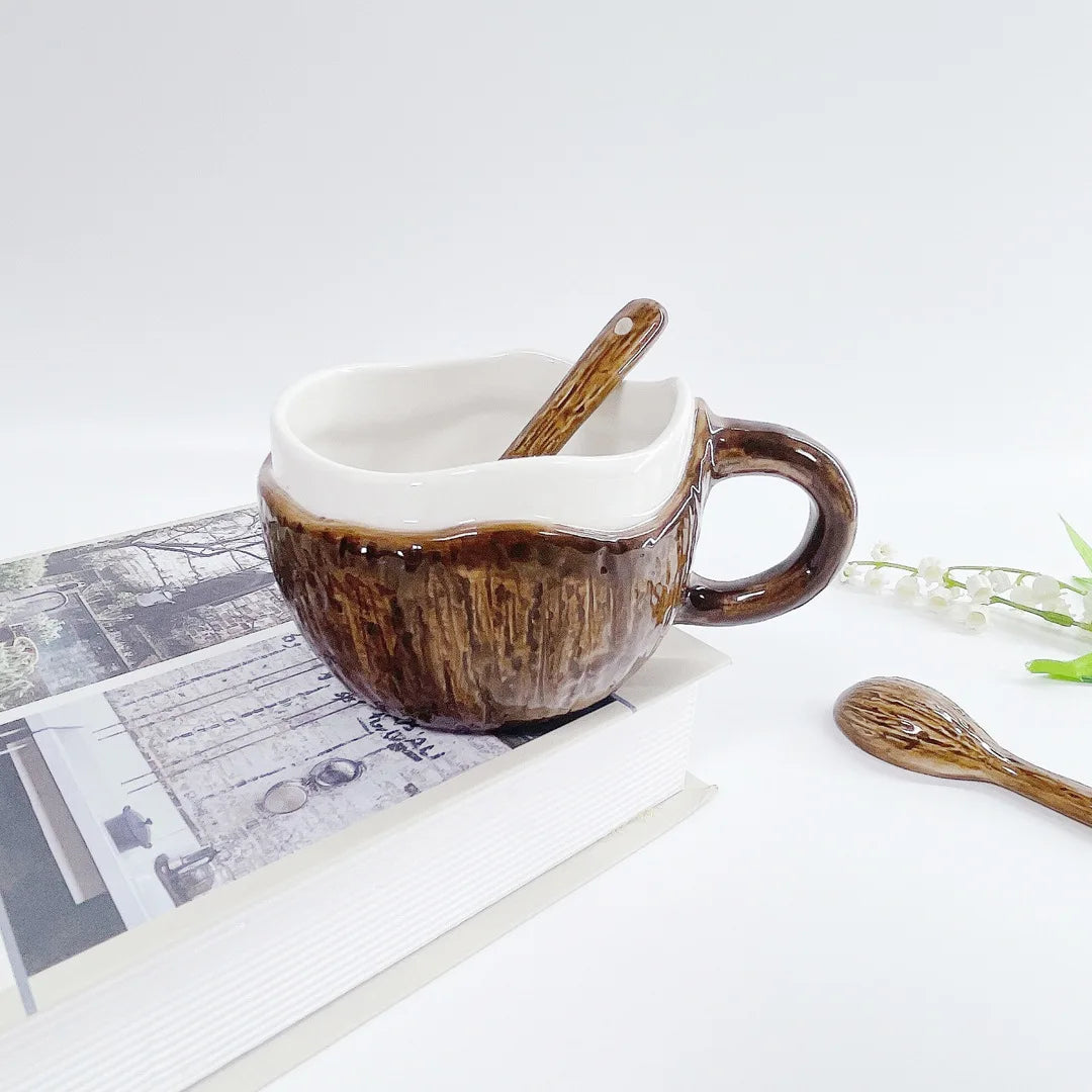 Coconut ceramic mug