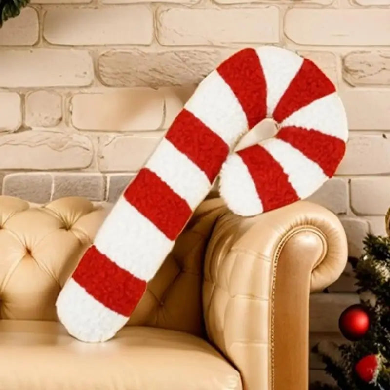 Throw Candy Cane Pillows