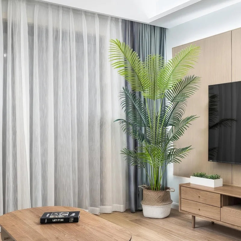 Artificial Golden Cane Palm Tree Faux Plant