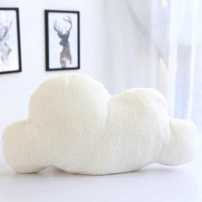 Plush throw pillows
