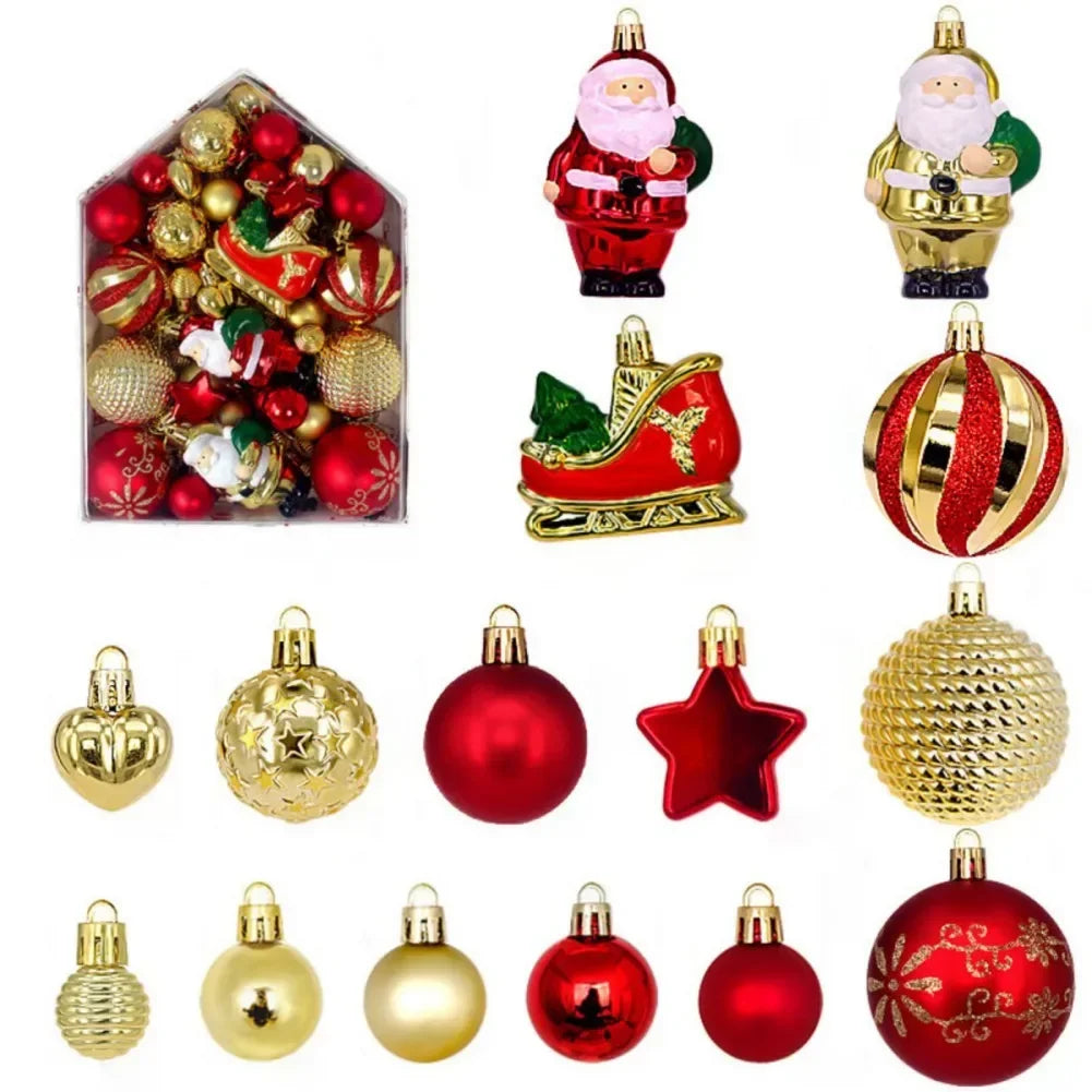 72Pcs/box Christmas Balls