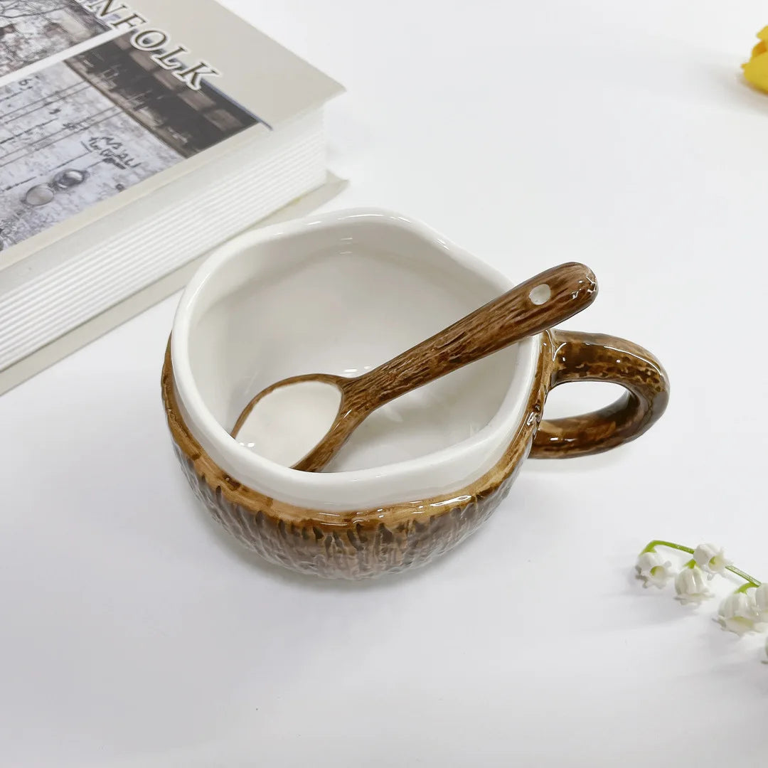 Coconut ceramic mug