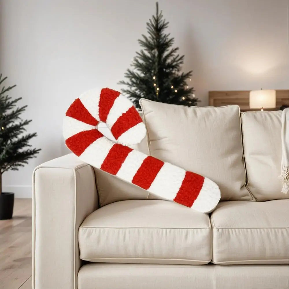 Throw Candy Cane Pillows