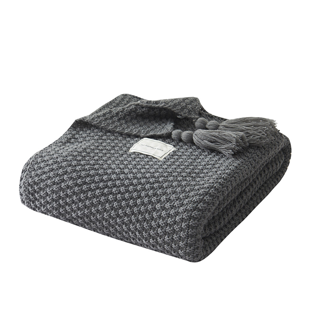 Knitted Throw Blanket