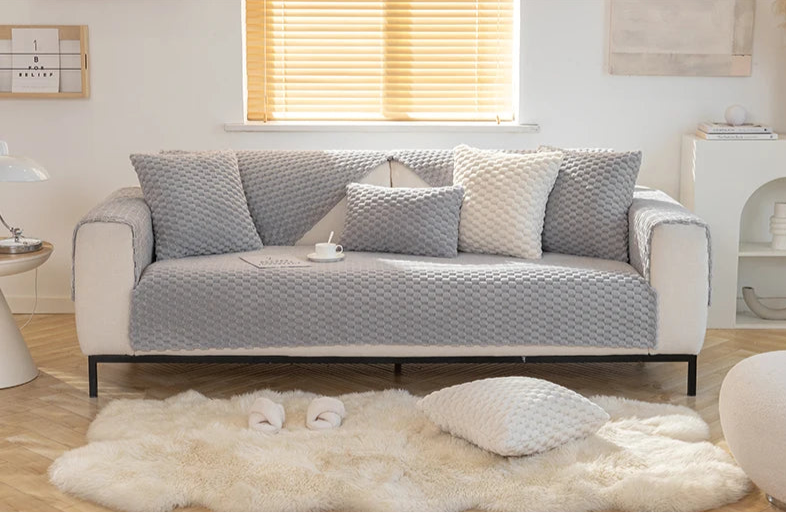 Thicken Plush Sofa Cover