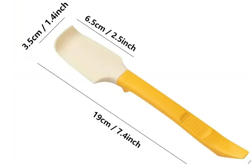 Multi-functional silicone scraper