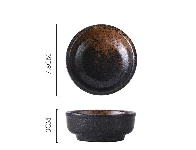 Ceramic dipping sauce dishes