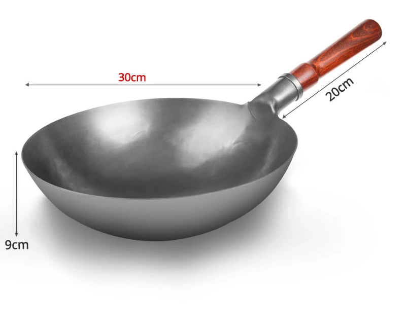 Iron wok pan