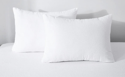 Waterproof terry cloth pillowcases (2)