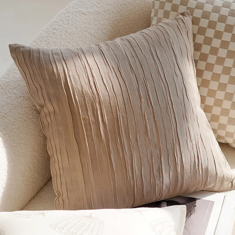 Cinnamon mixed pillow covers