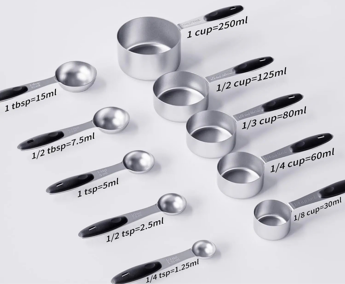 10 piece measuring cup set