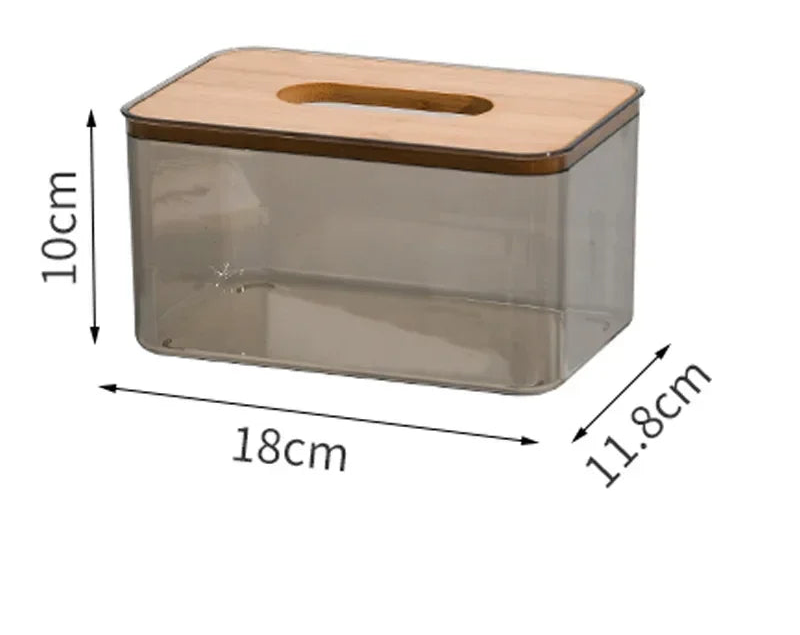 Transparent tissue holder