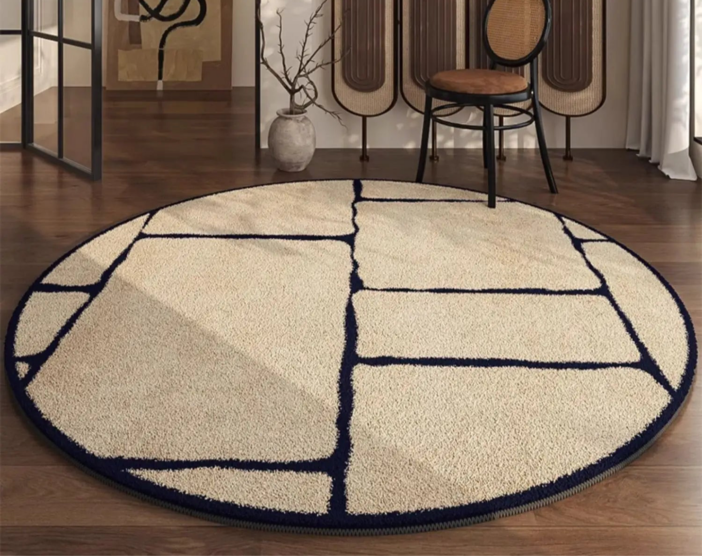 French Style Thicken Plush Rug