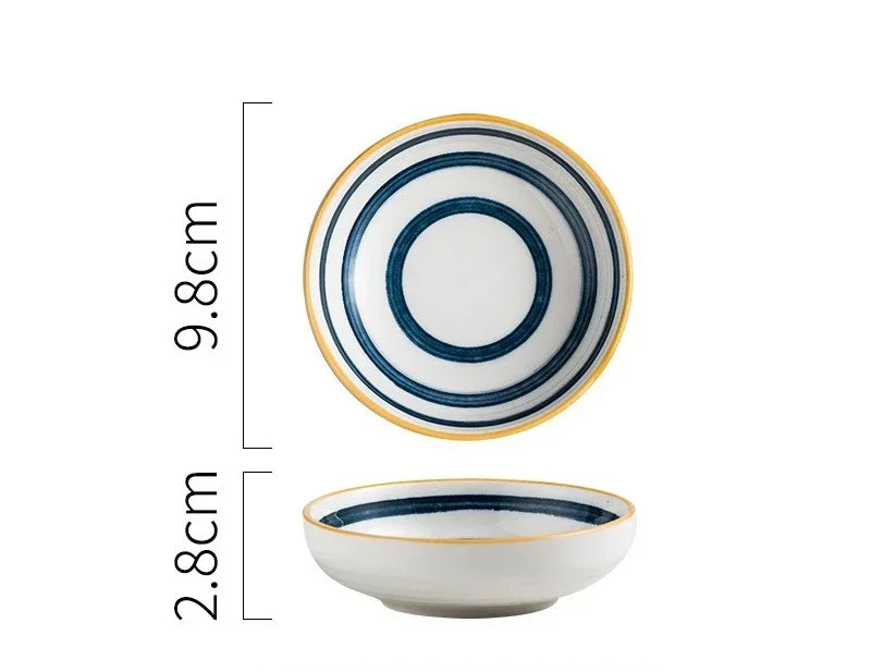 Ceramic dipping sauce dishes