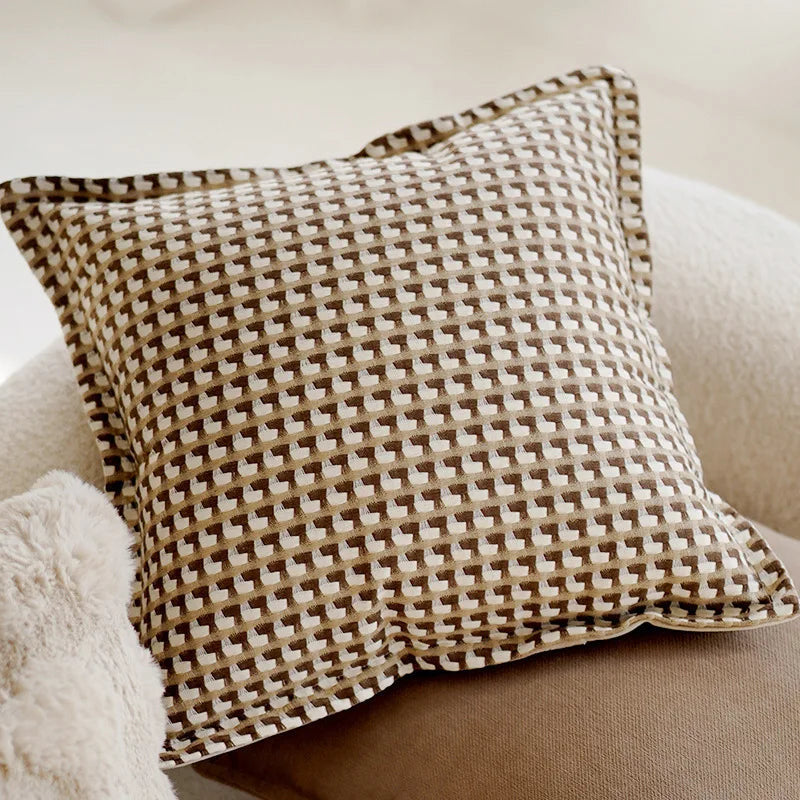 Cinnamon mixed pillow covers