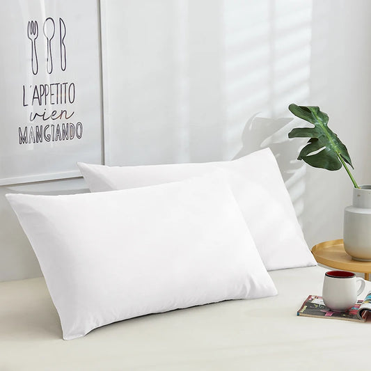 Cotton solid color pillow case pack