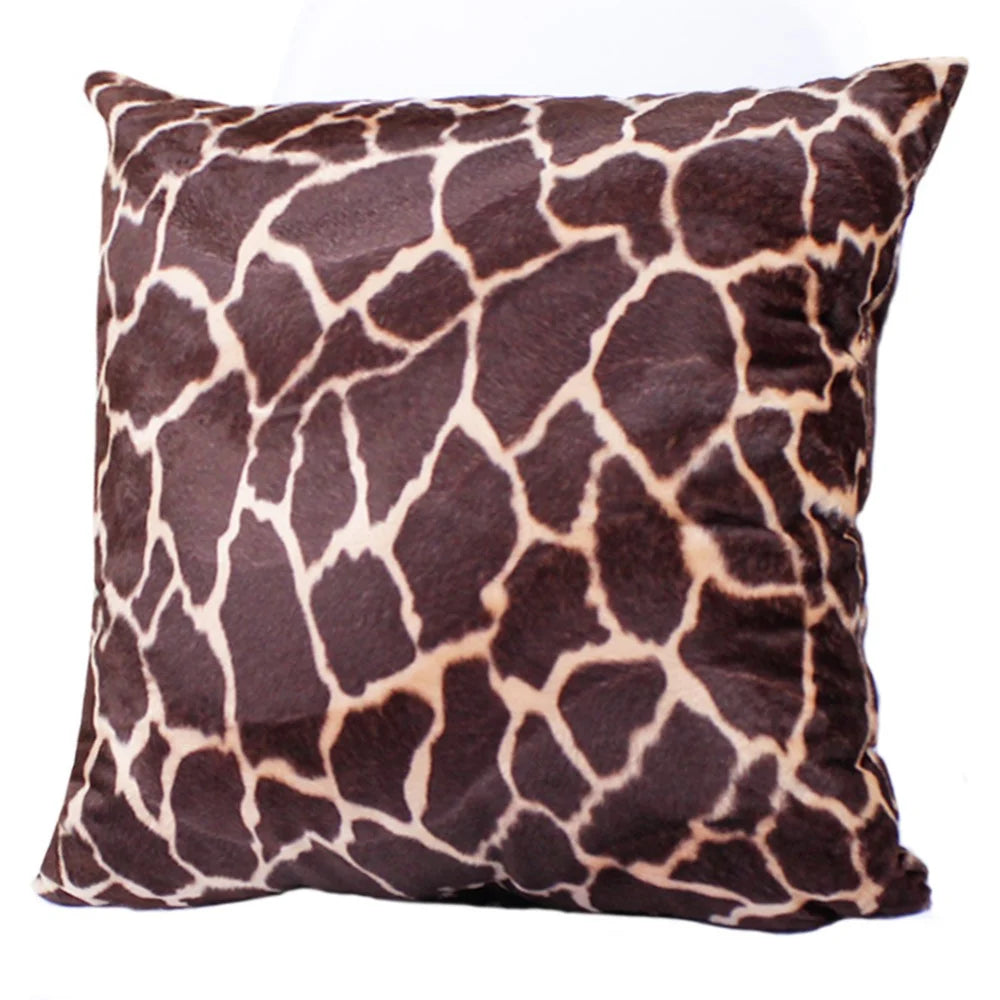 Print plush throw covers