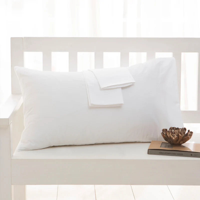 Cotton solid color pillow case pack