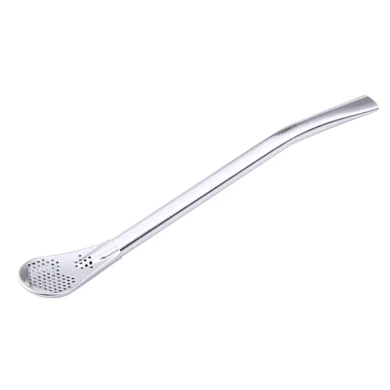 Stainless steel filtered drinking straw