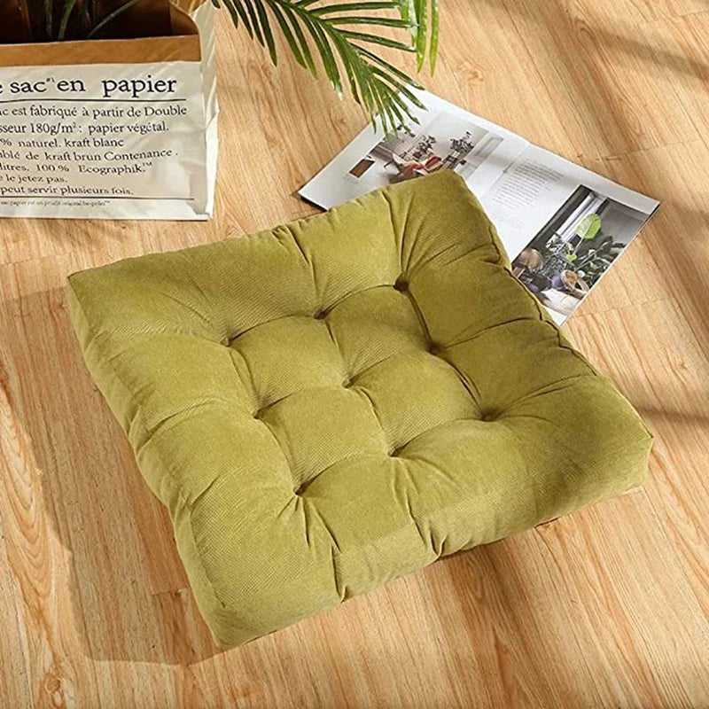 Corduroy floor pillow