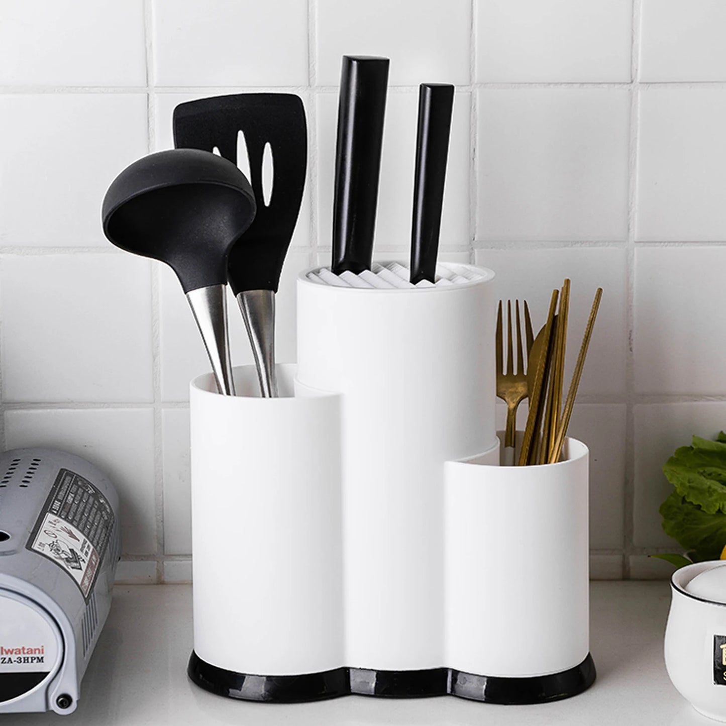 Multi function kitchen tool holder