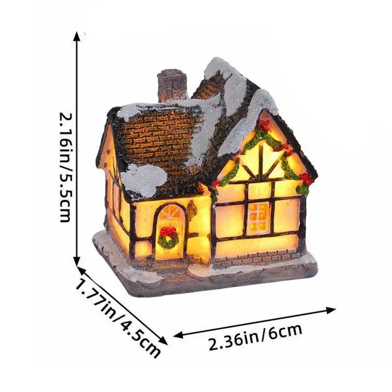 LED Resin House Christmas Village