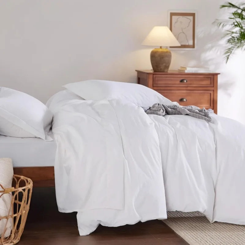 Cotton minimalist duvet cover set