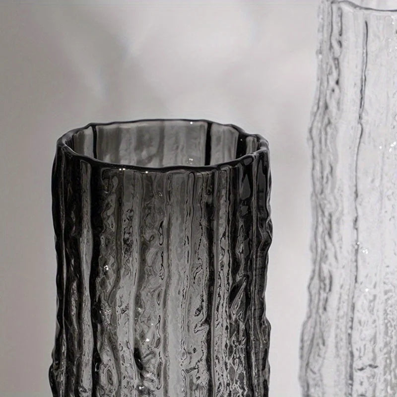 Glacier transparent vase