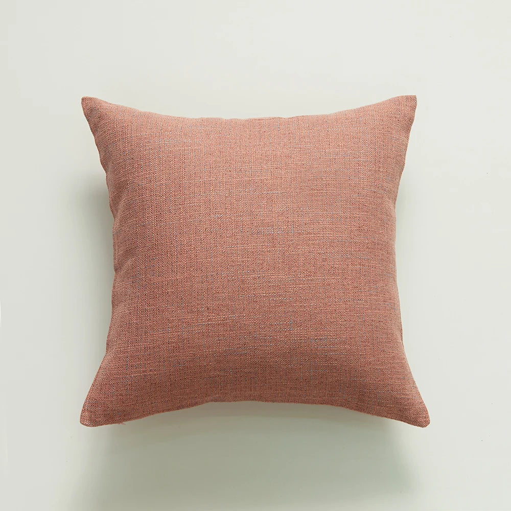 Tassle solid cushion covers