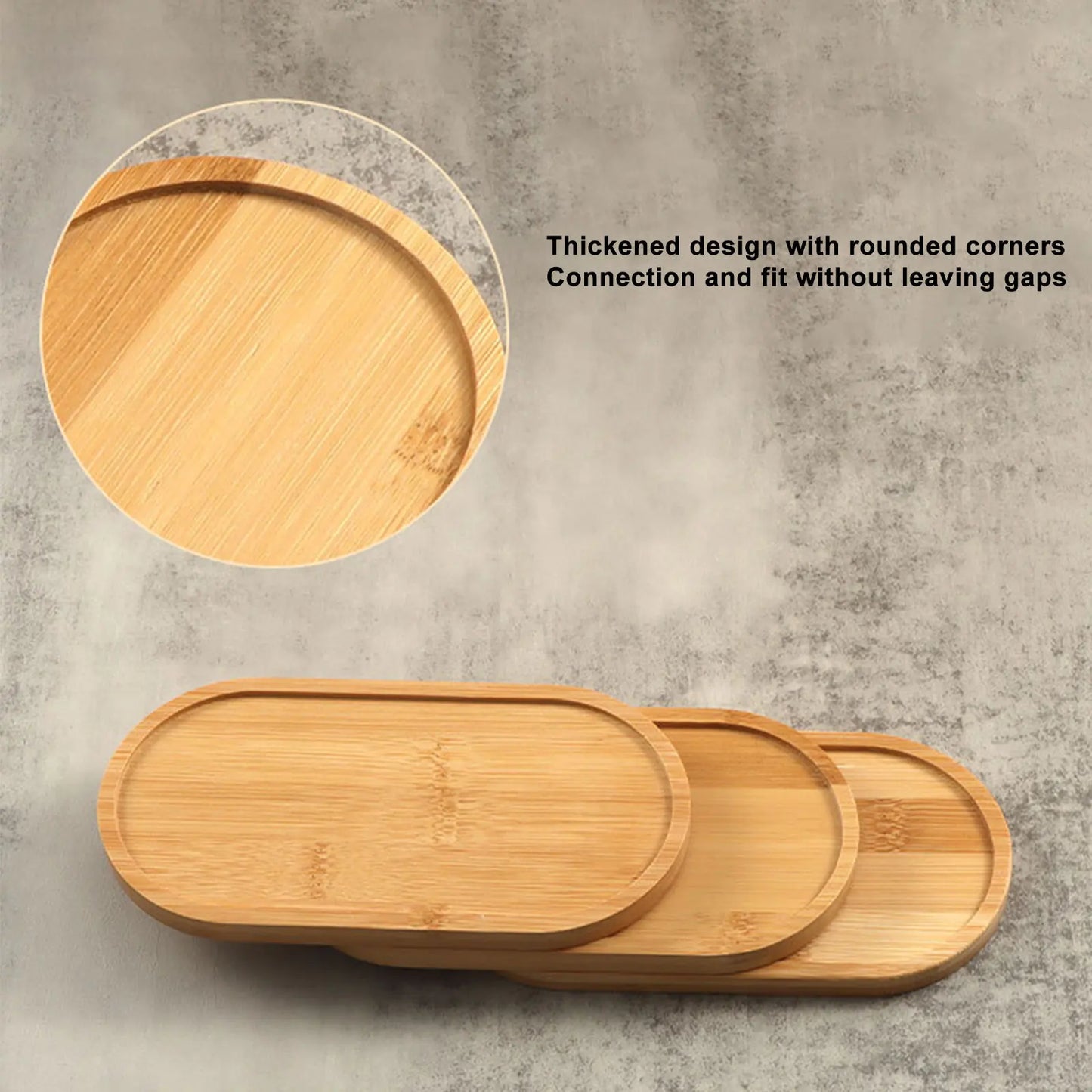 Oval Bamboo Tray