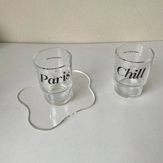 Irregular acrylic coaster