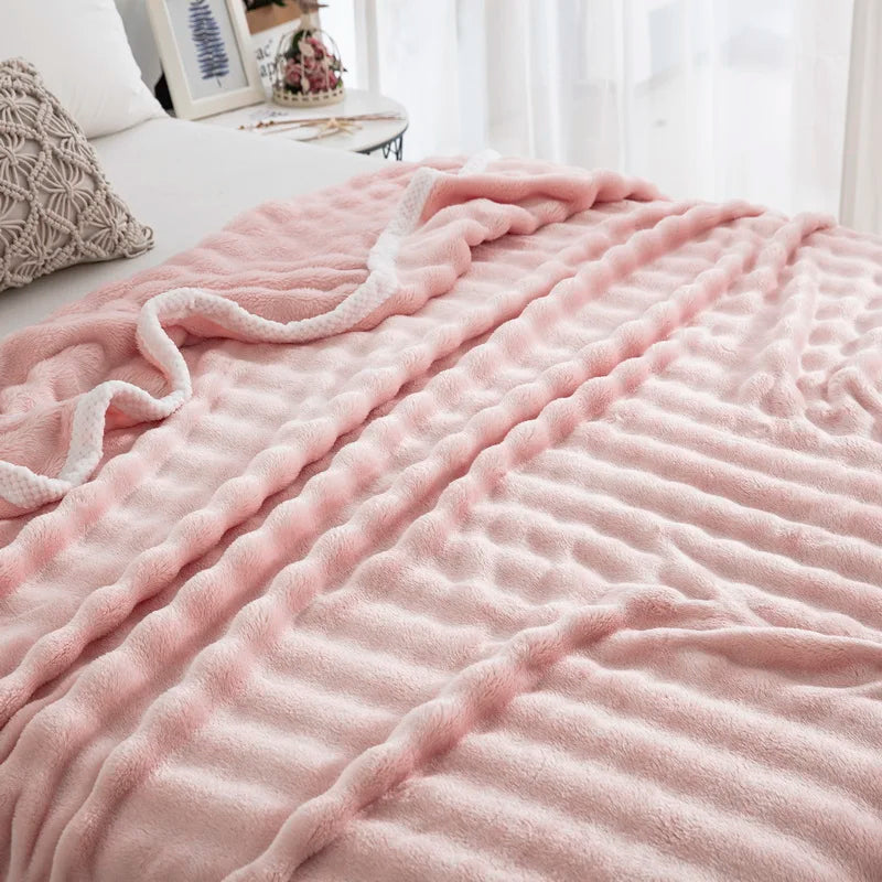 Plush Plaid Blanket