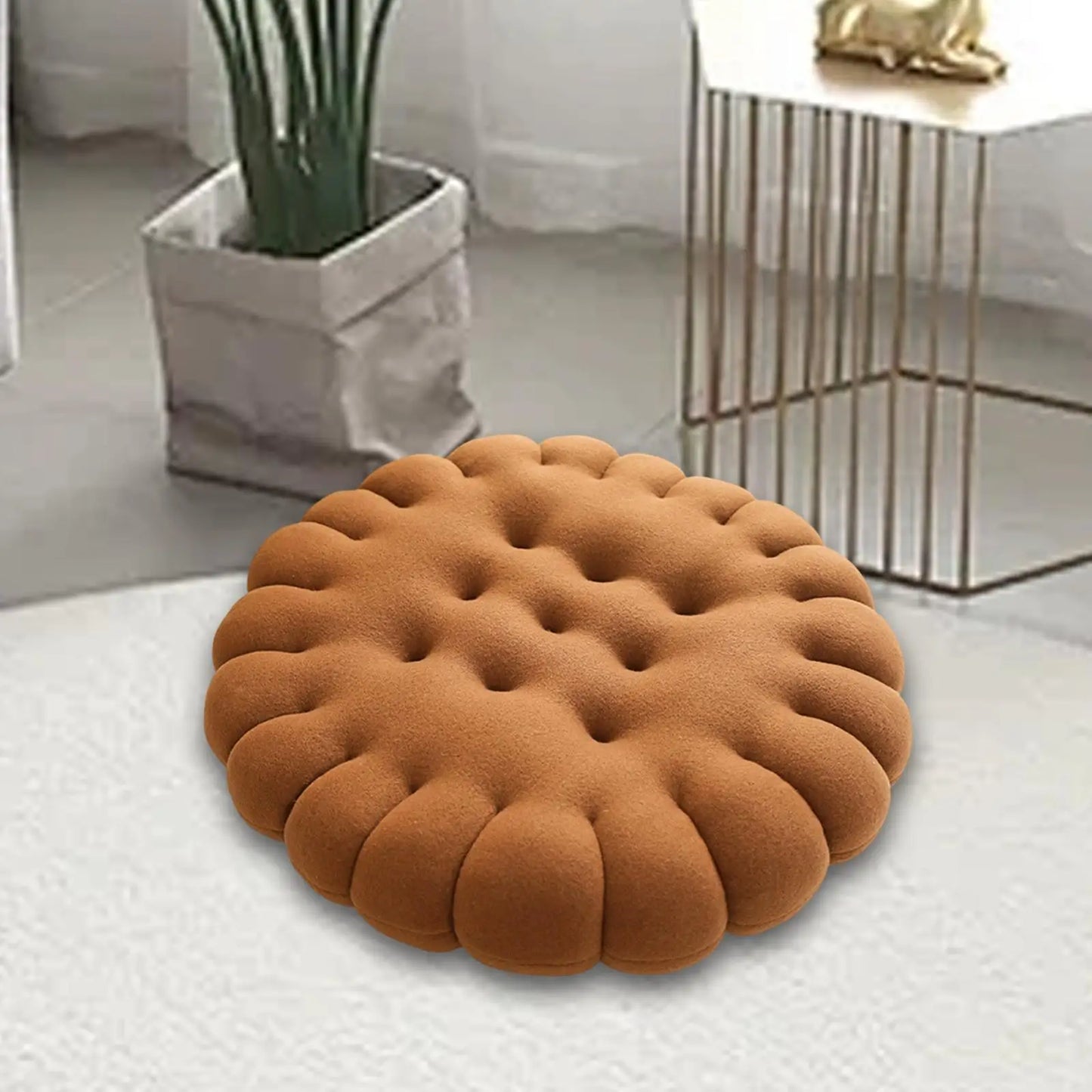 Biscuit shape cushion