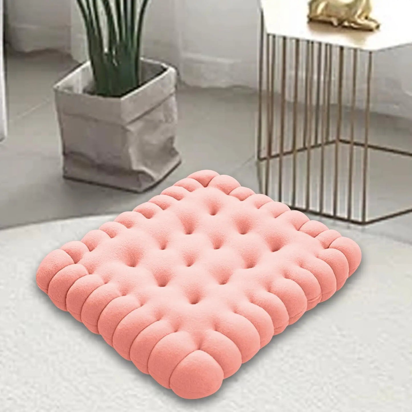 Biscuit shape cushion