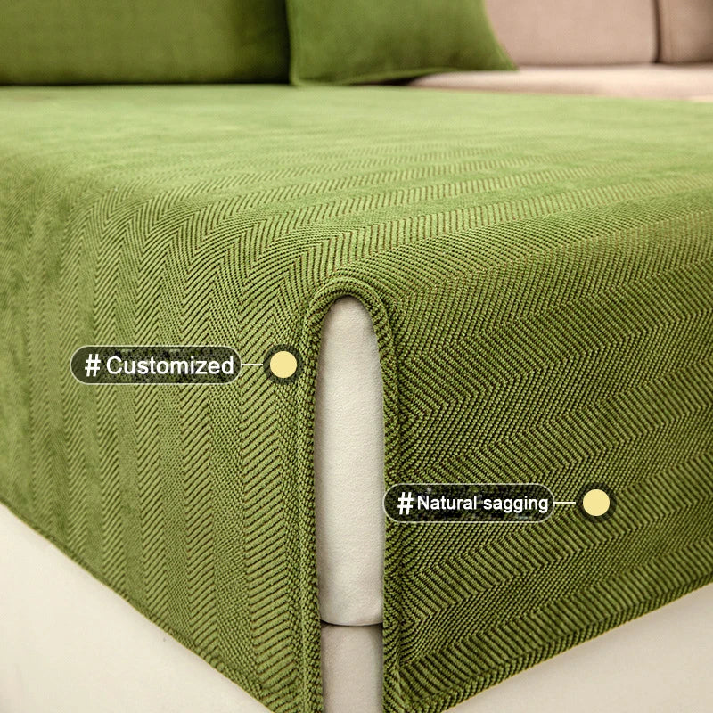 Chenille sofa cover