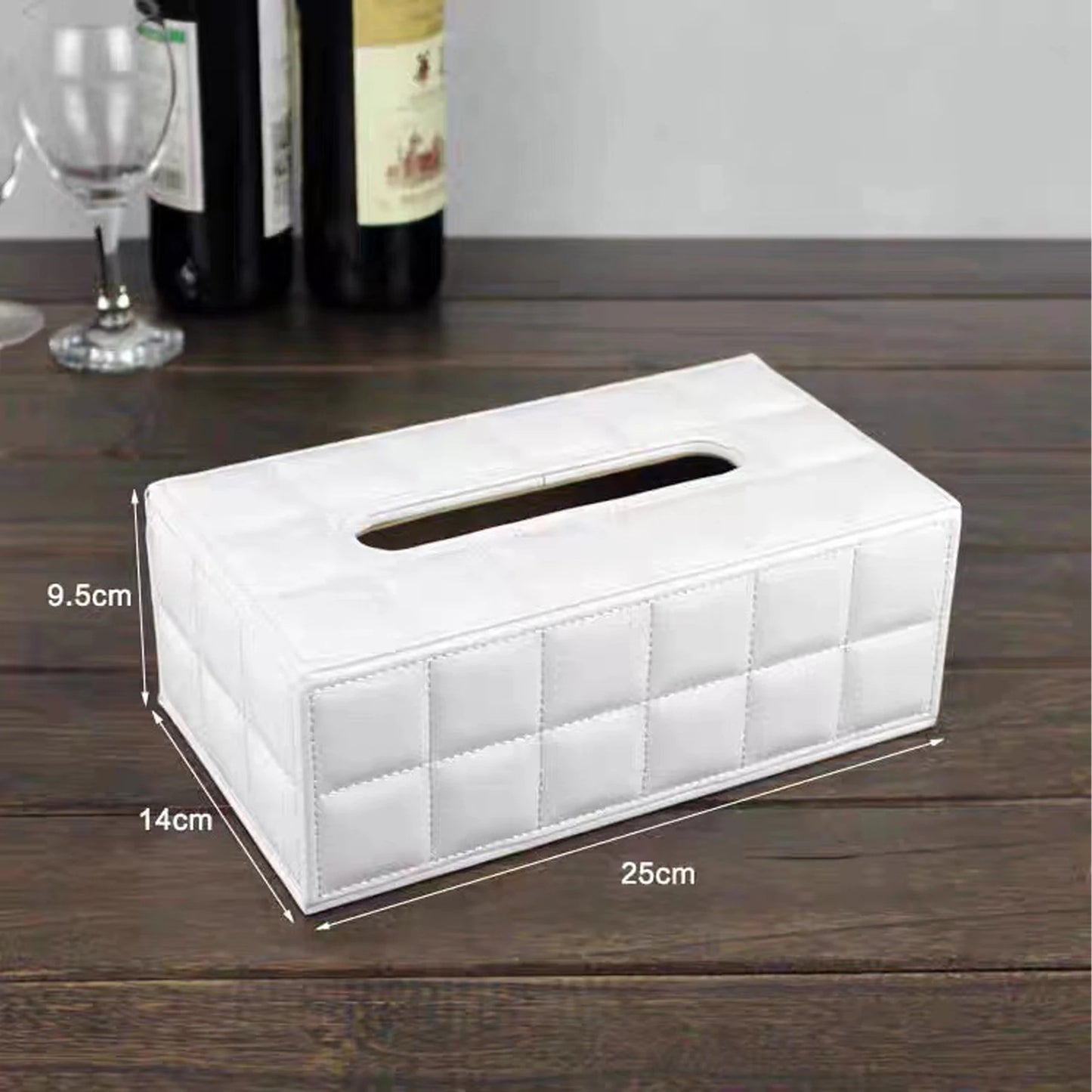 Leather Tissue Box Holder