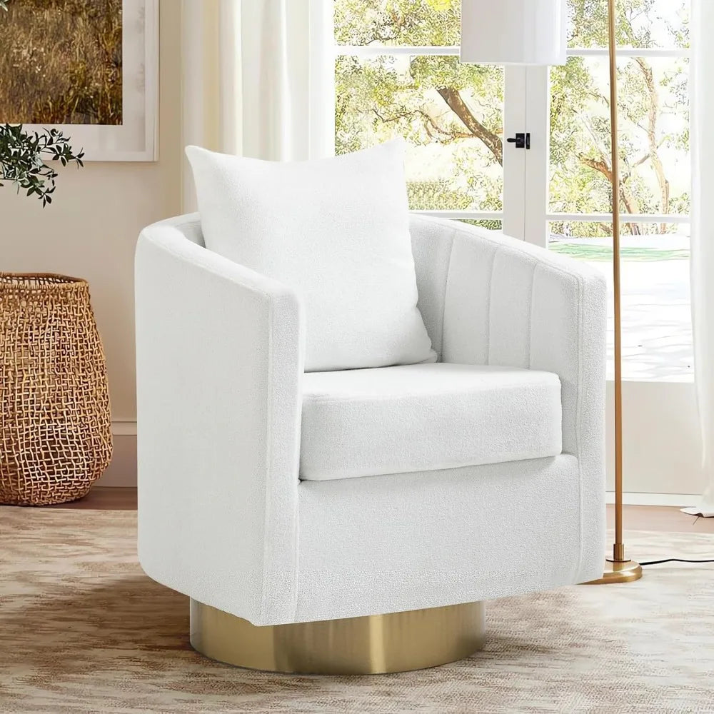 Modern 360 Degree Swivel Armchair