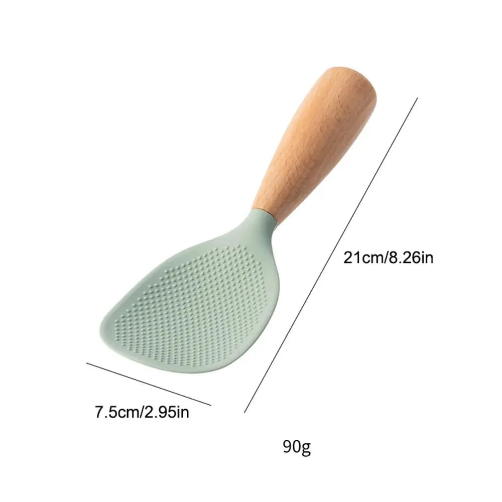 1pc silicone rice spoon paddle