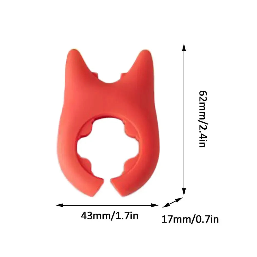 Portable silicone support holder