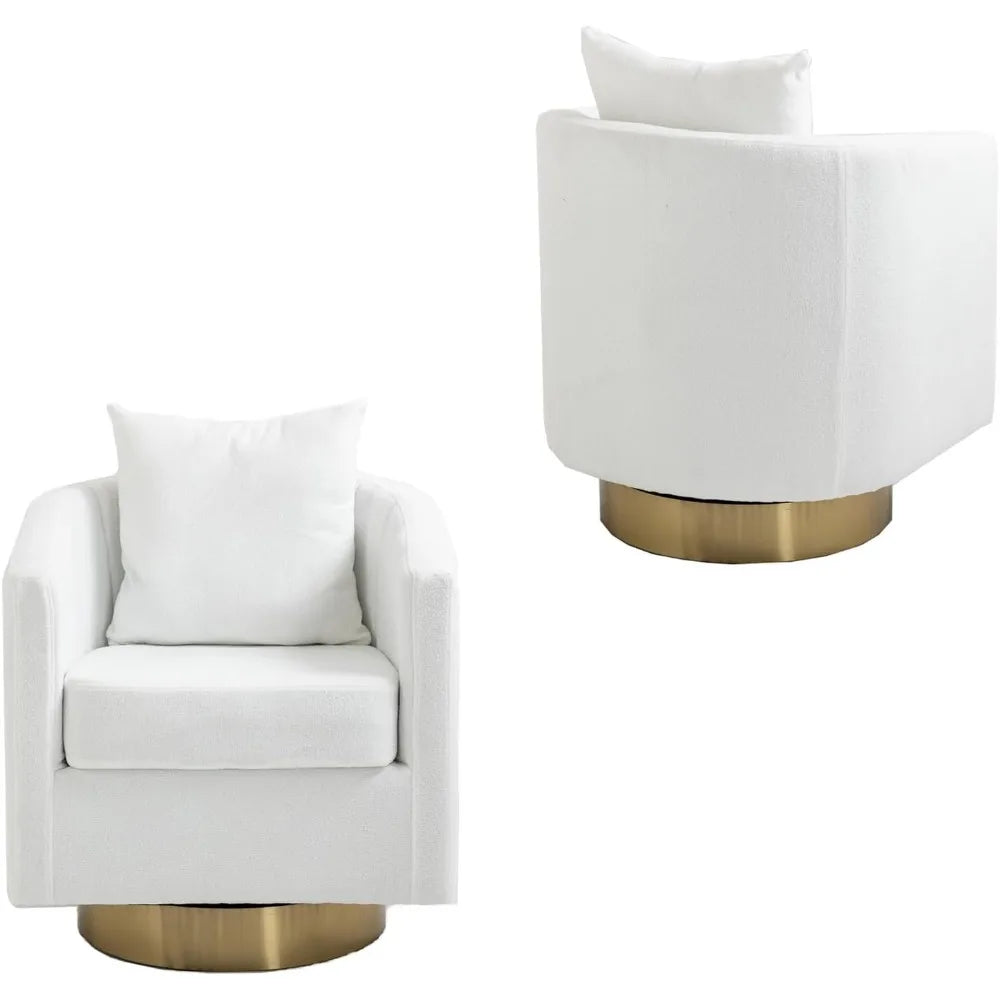 Modern 360 Degree Swivel Armchair